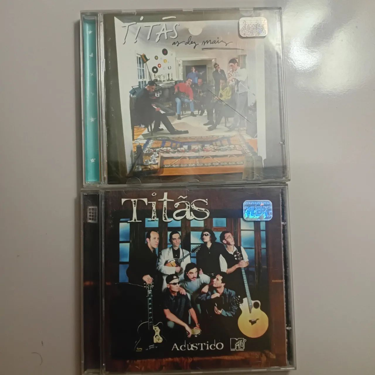 CDs Titãs acústico+ Titãs os dez mais