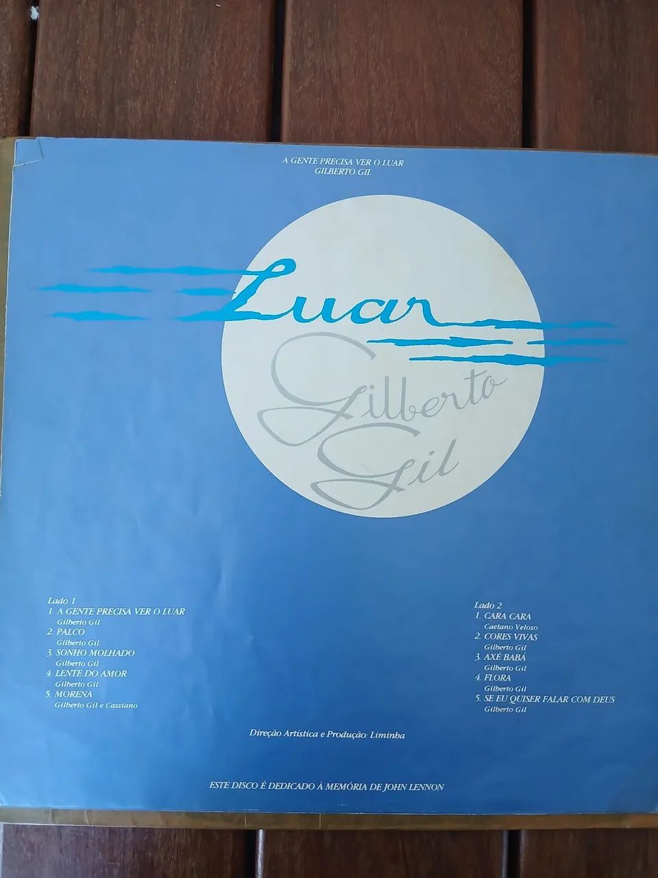 Lp Gilberto Gil "luar" usado.  - Foto 3