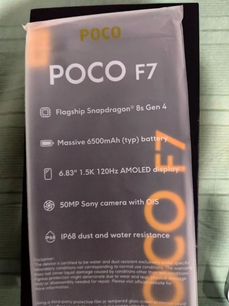 Celular Xiaomi Poco f7 xiaomi 12ram + 512 interna - Foto 3