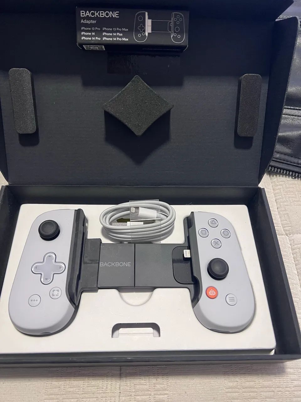 Backbone One Controller Para iPhone Playstation Edition Cor Branco Nunca usado  - Foto 2