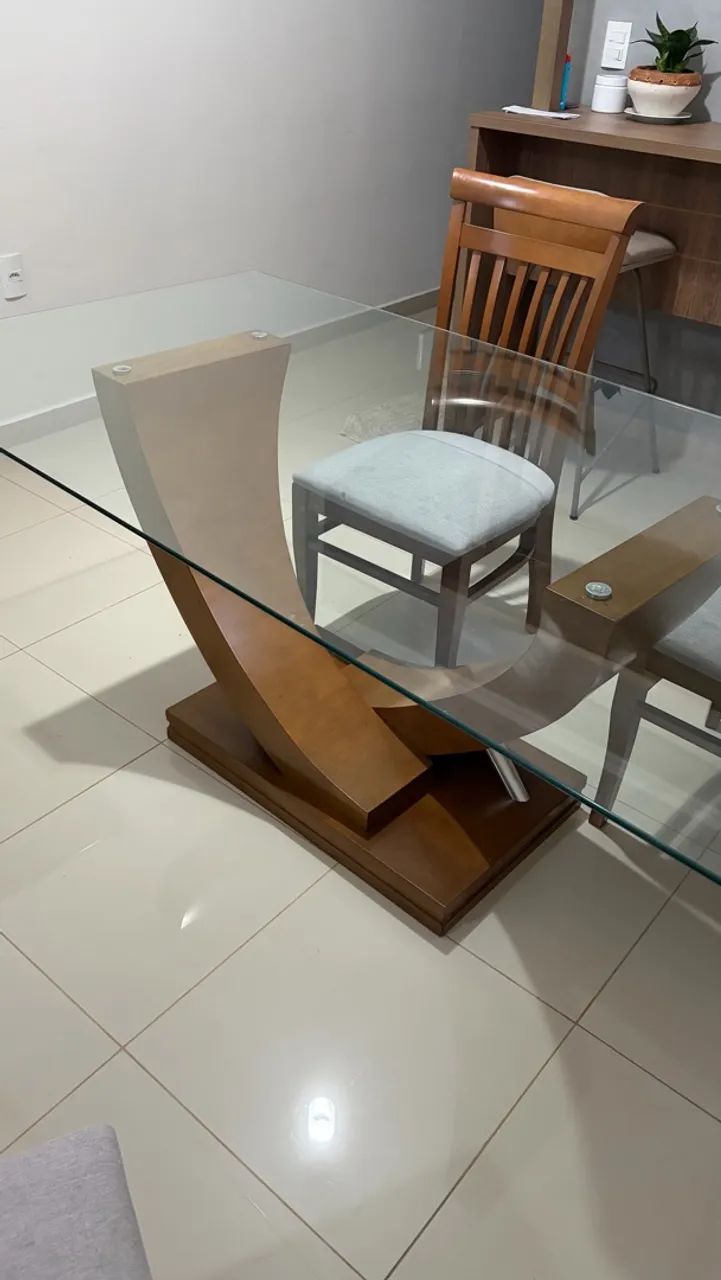 Mesa de jantar com 4 cadeiras  - Foto 4