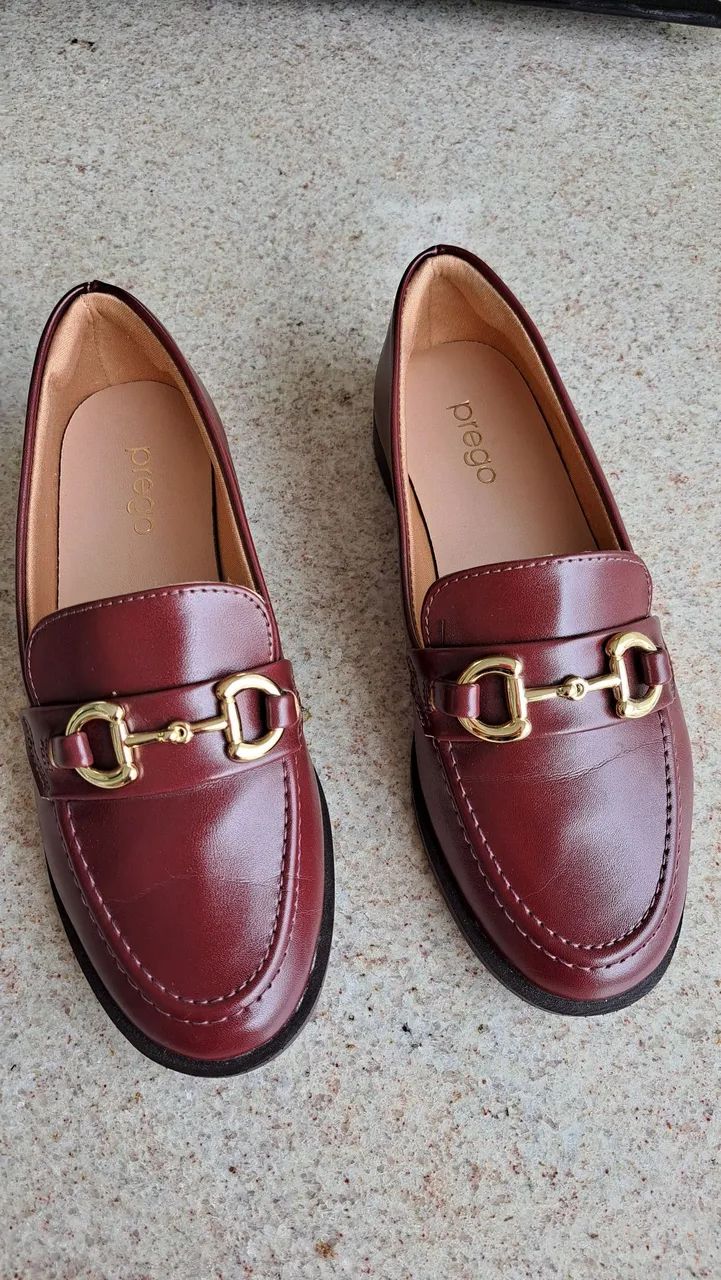 Mocassim prego cor marsala - Foto 2