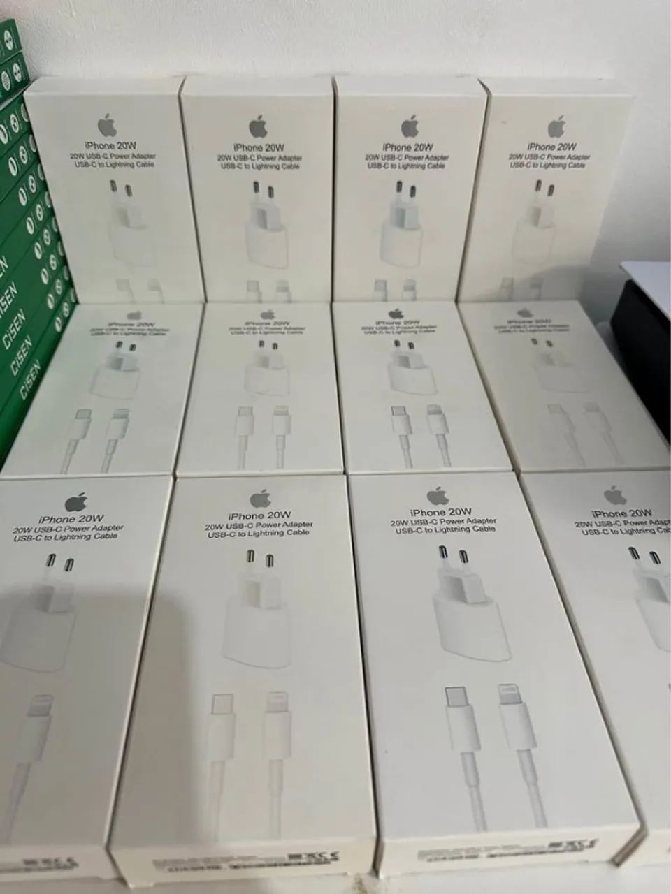 Carregador de iPhone completo