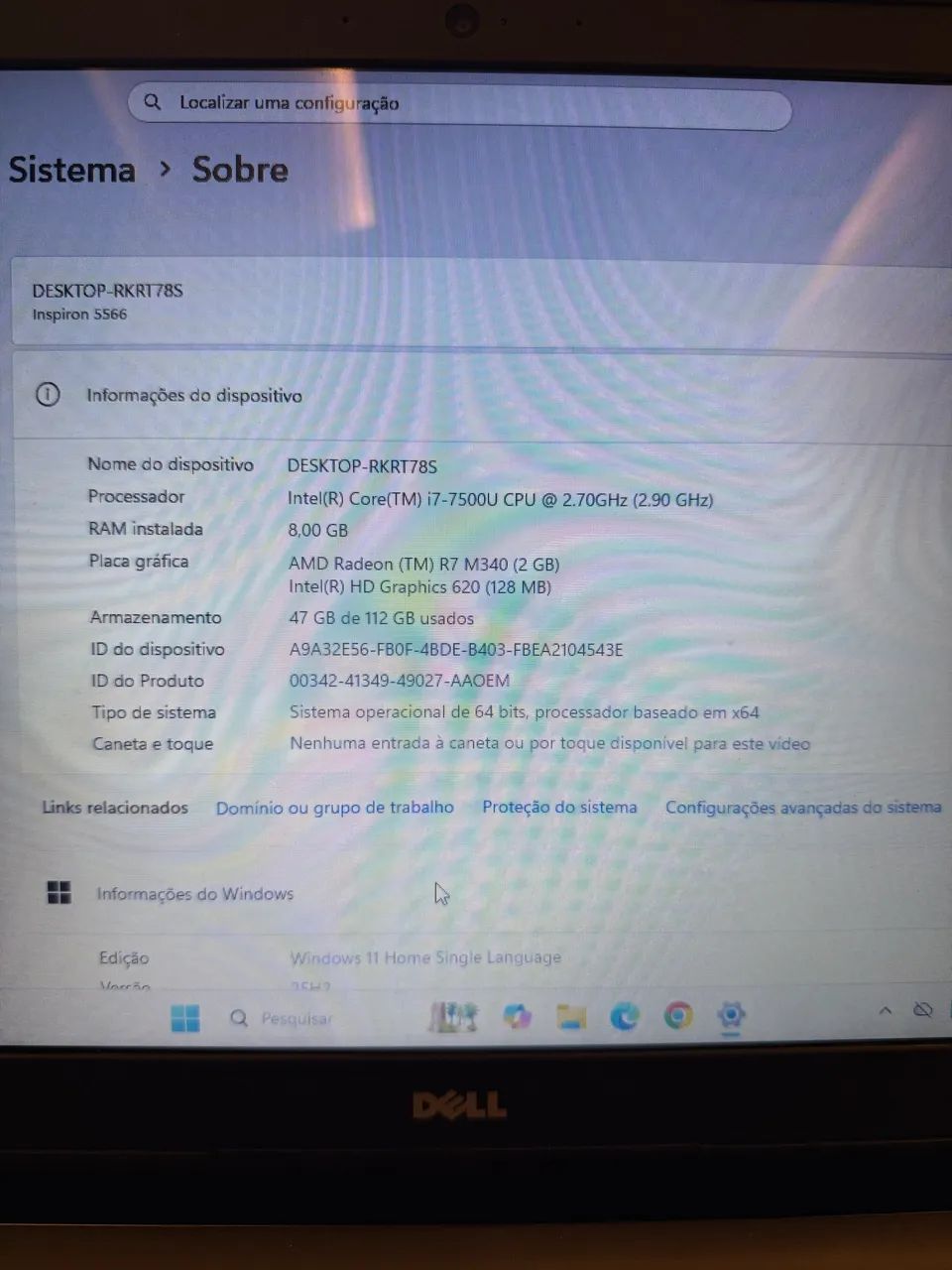 Notebook inspiron 5566 - Foto 3