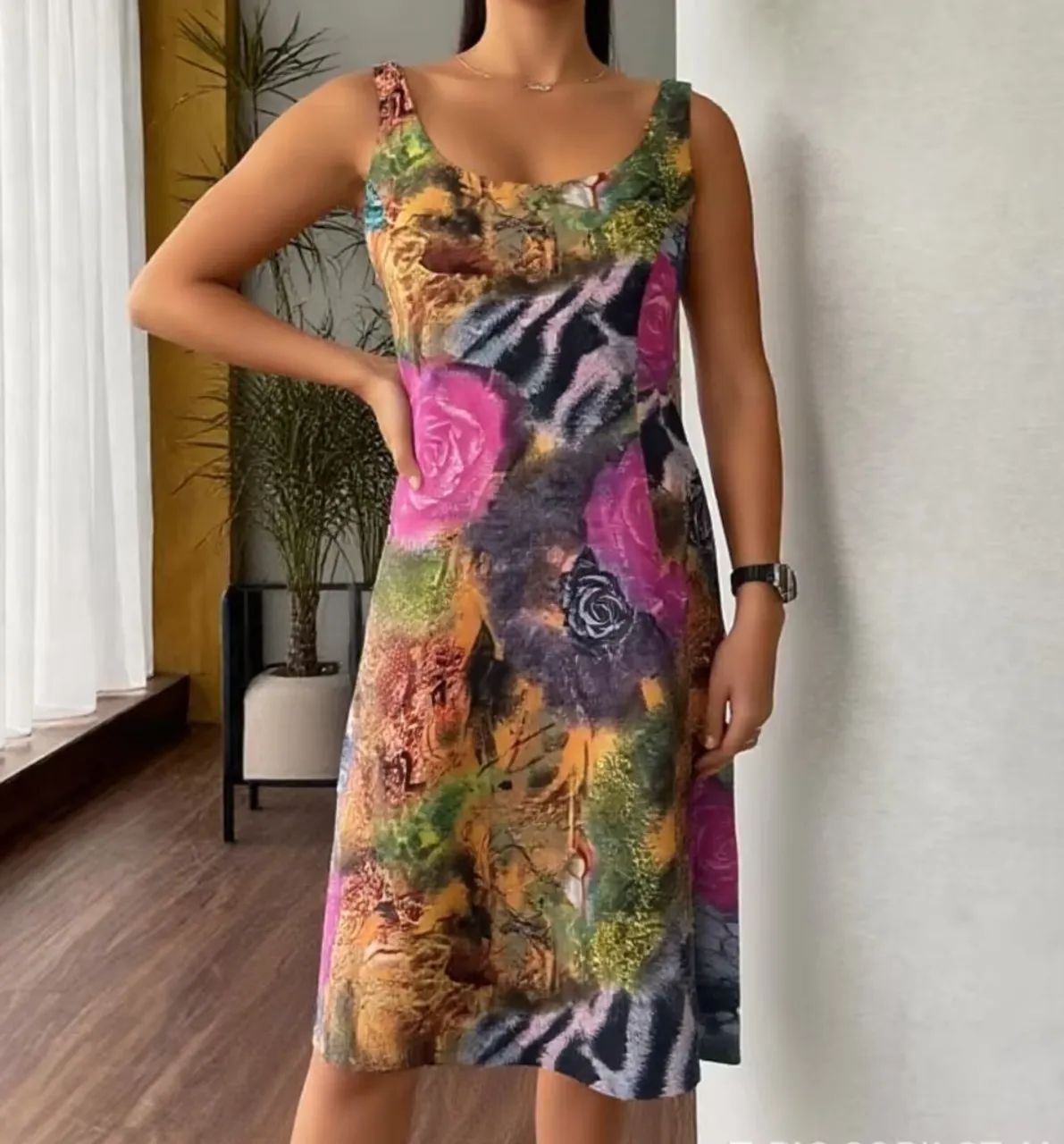Vestido Floral Midi