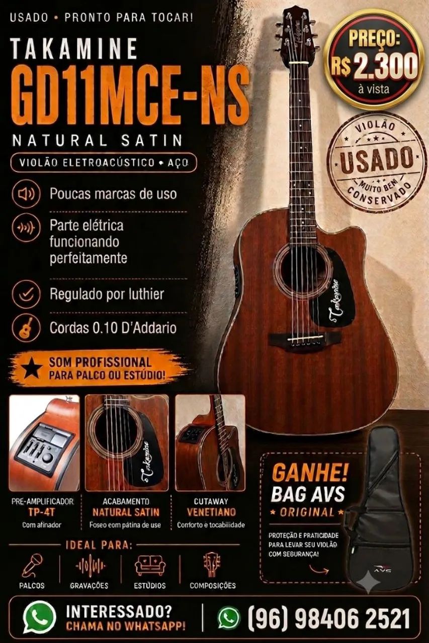 Violão Takamine GD11
