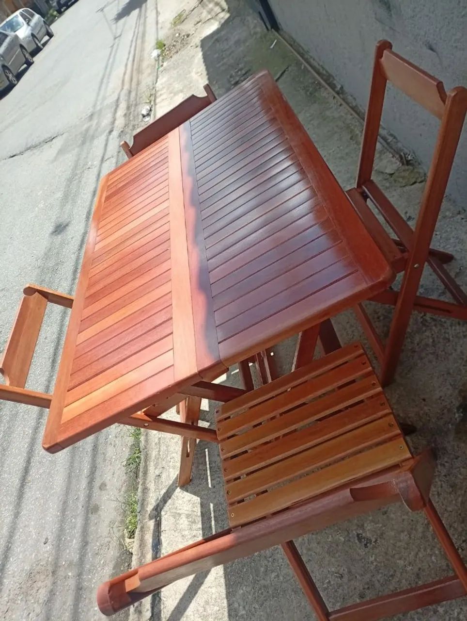 Conjunto de Mesas Dobráveis Paraju  - Foto 5
