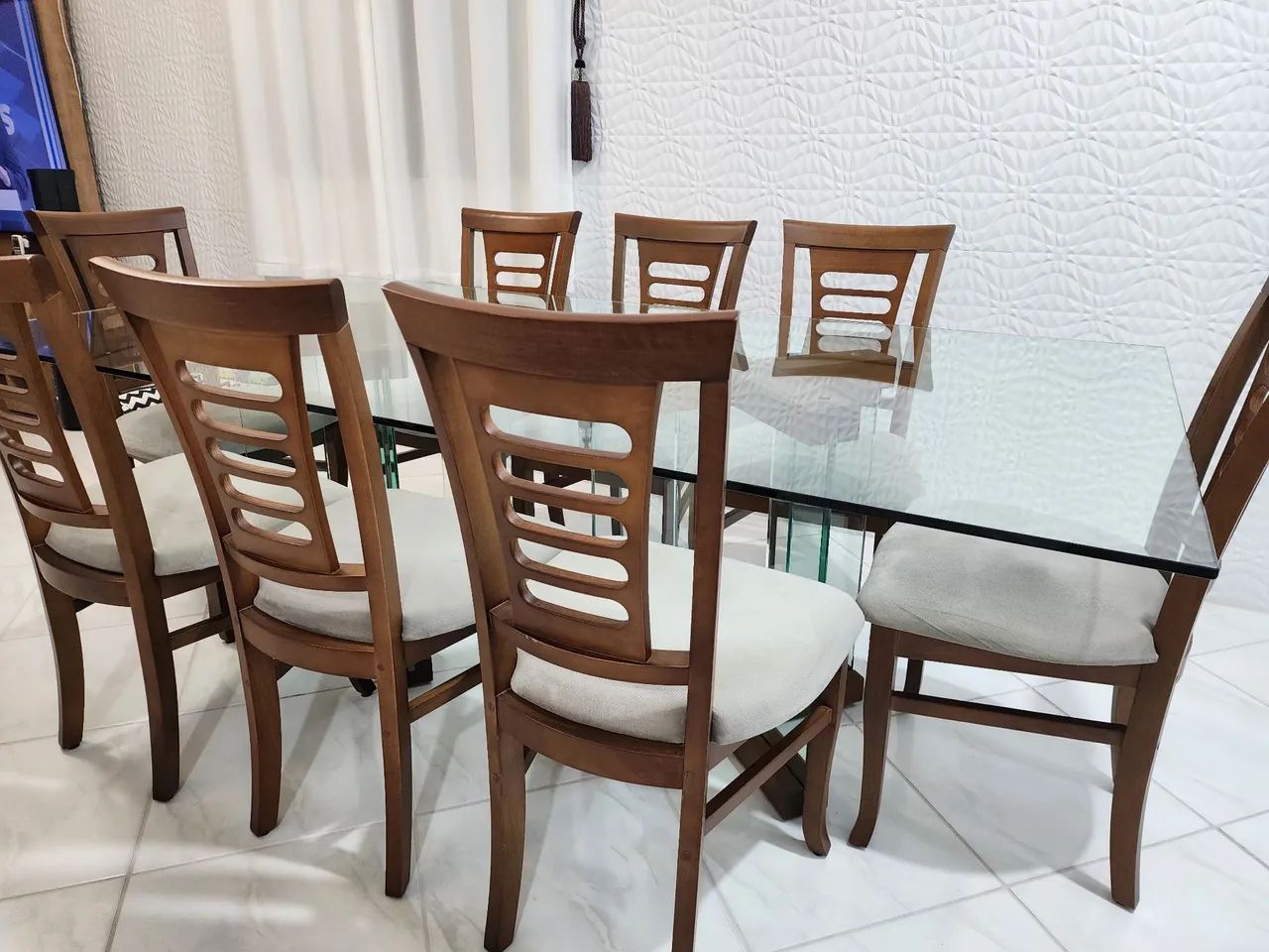 Mesa de Jantar com 8 cadeiras  - Foto 4