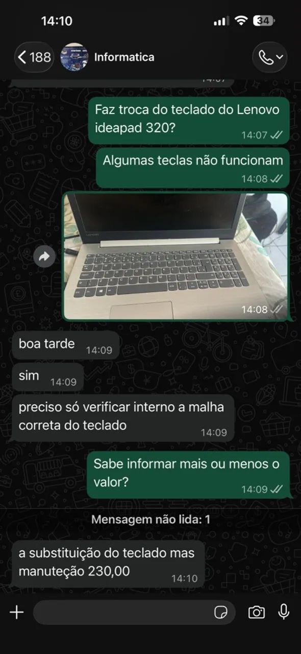 Notebook Lenovo ideapad 320 - Foto 4