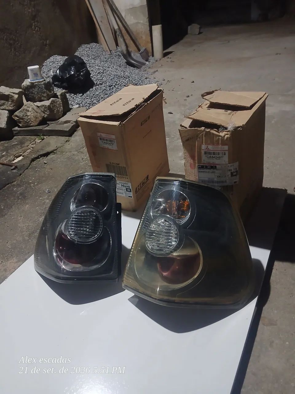 Automóveis  lanternas traseira, pajeiro 2004 a 2015 - Foto 2