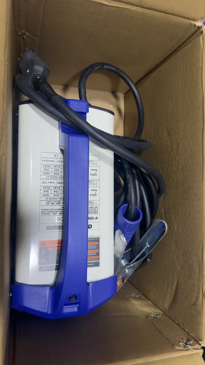 Máquina de solda boxer touch 150bv
