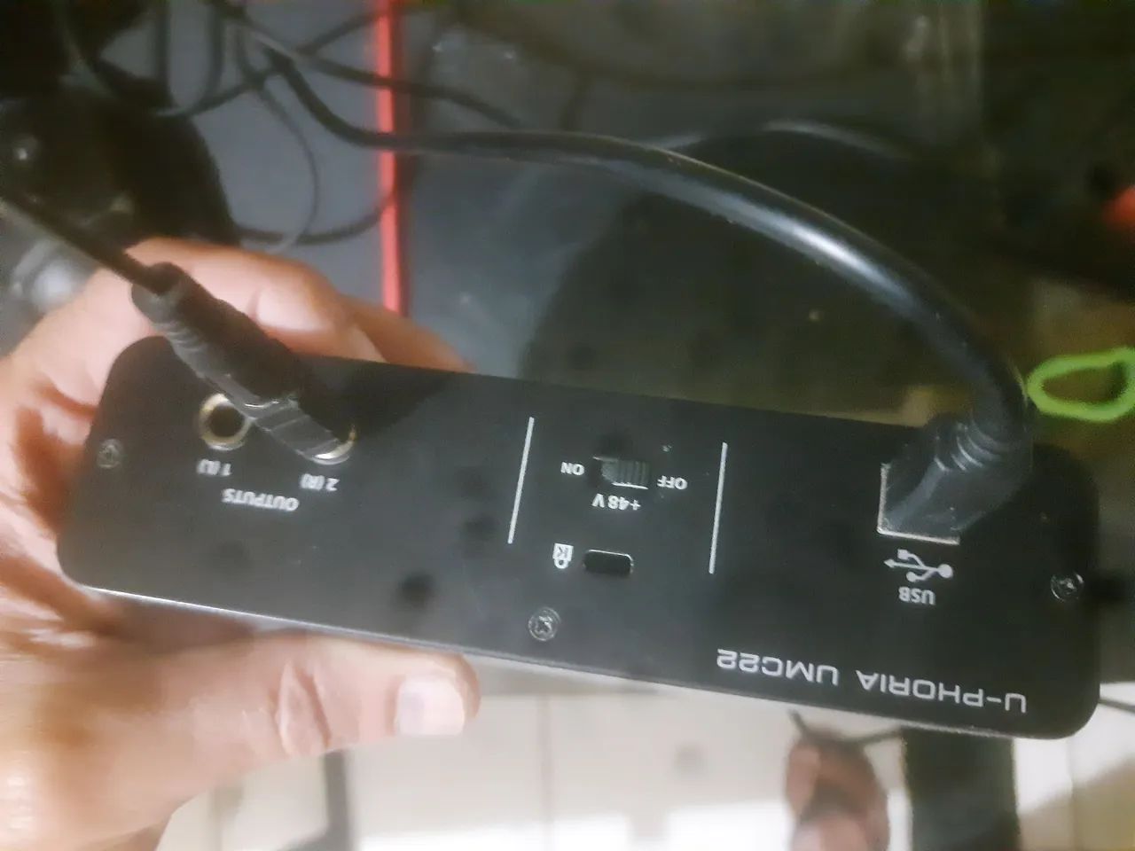 Interface de áudio bheringer umc22