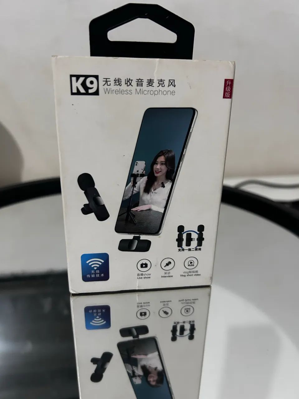 microfone de lapela sem fio K9