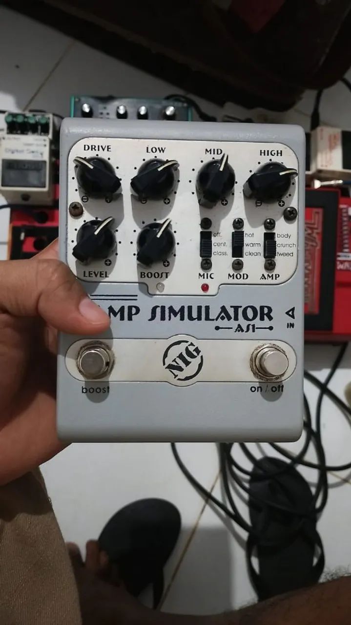 Pedal de guitarra AS1 NIG