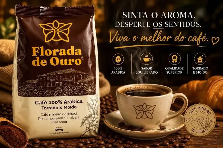 Café Tradicional Mineiro (Florada de Ouro) - 500g - Foto 2
