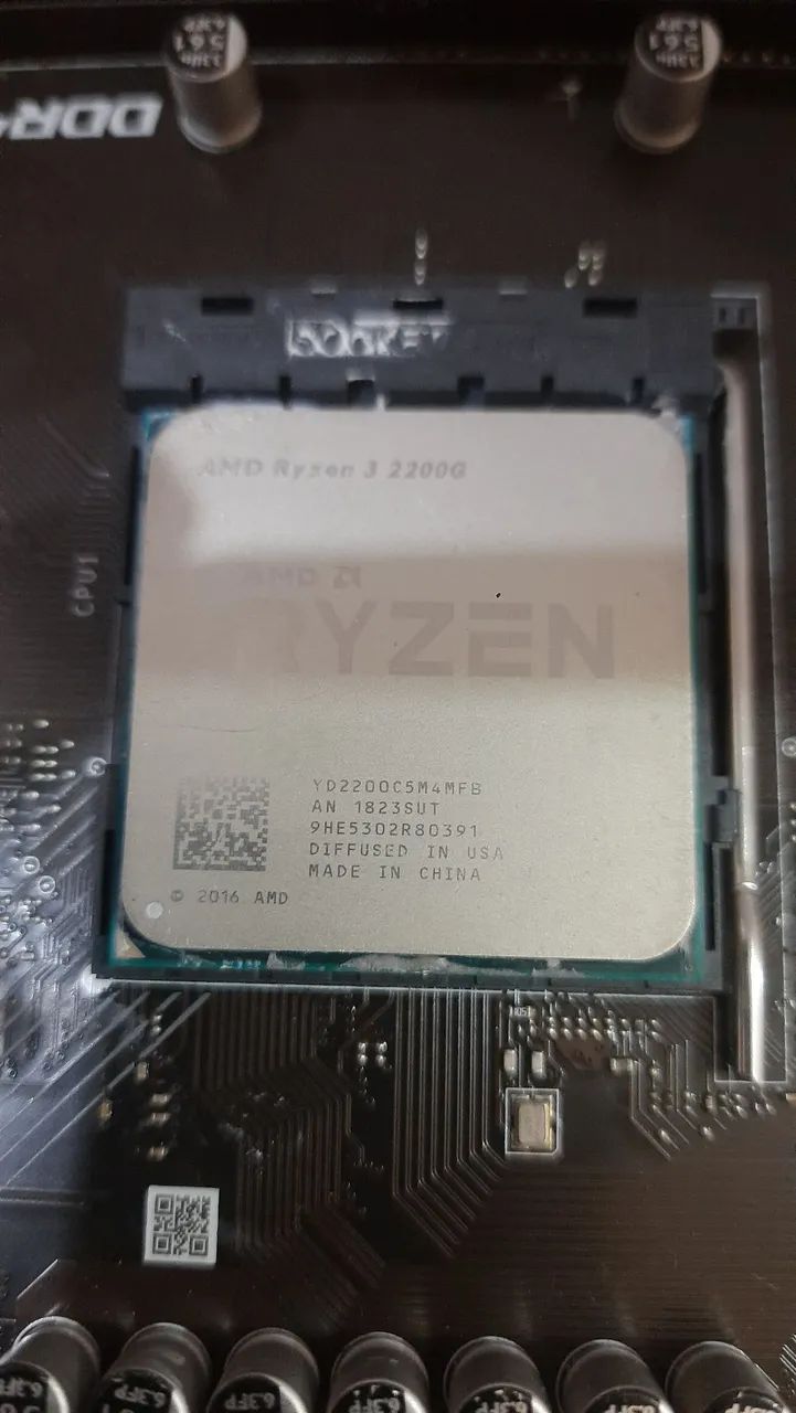 Placa mãe msi B450m pro-vdh-max com processador  - Foto 4