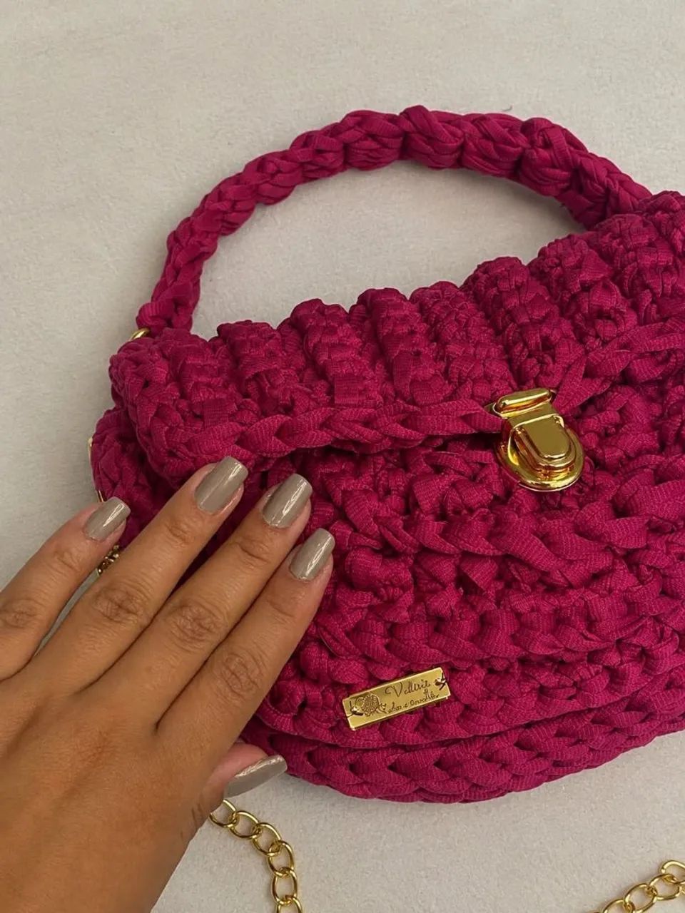 Bolsa de crochê  - Foto 4