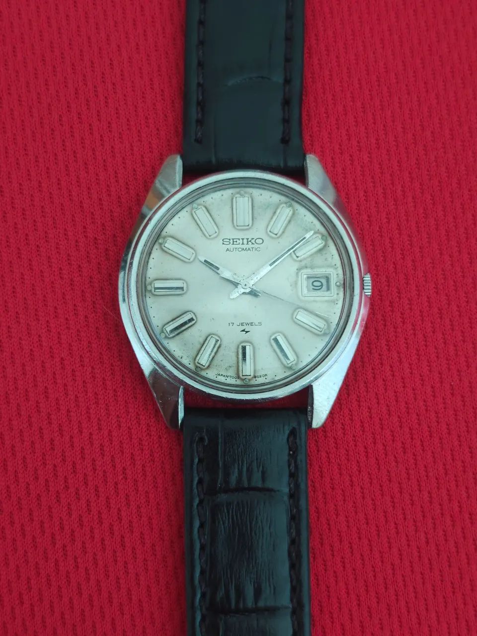Relogio Seiko 7005 automático Ghost Dial - Foto 4