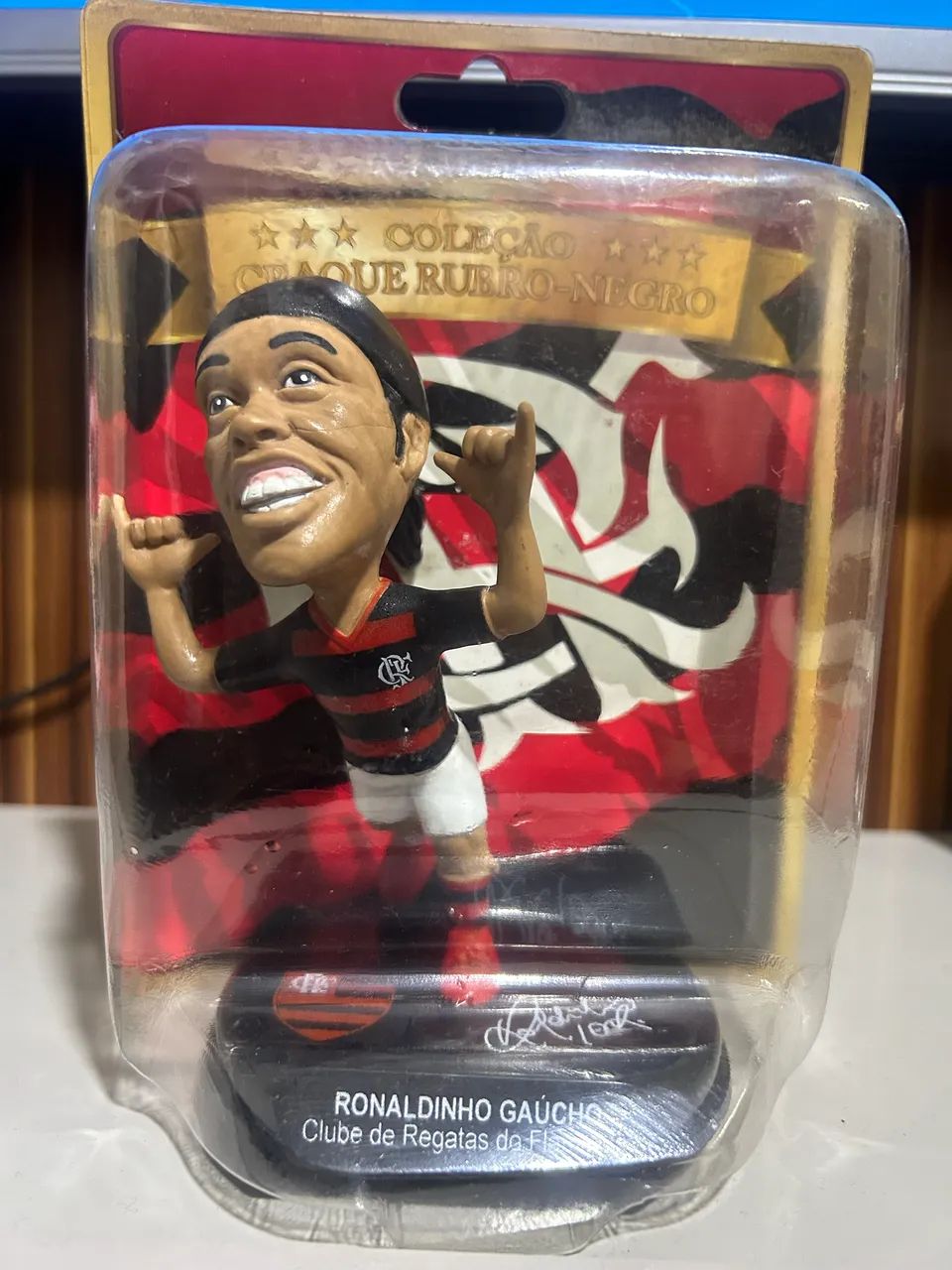 Mini craque Ronaldinho Gaúcho Flamengo RARIDADE