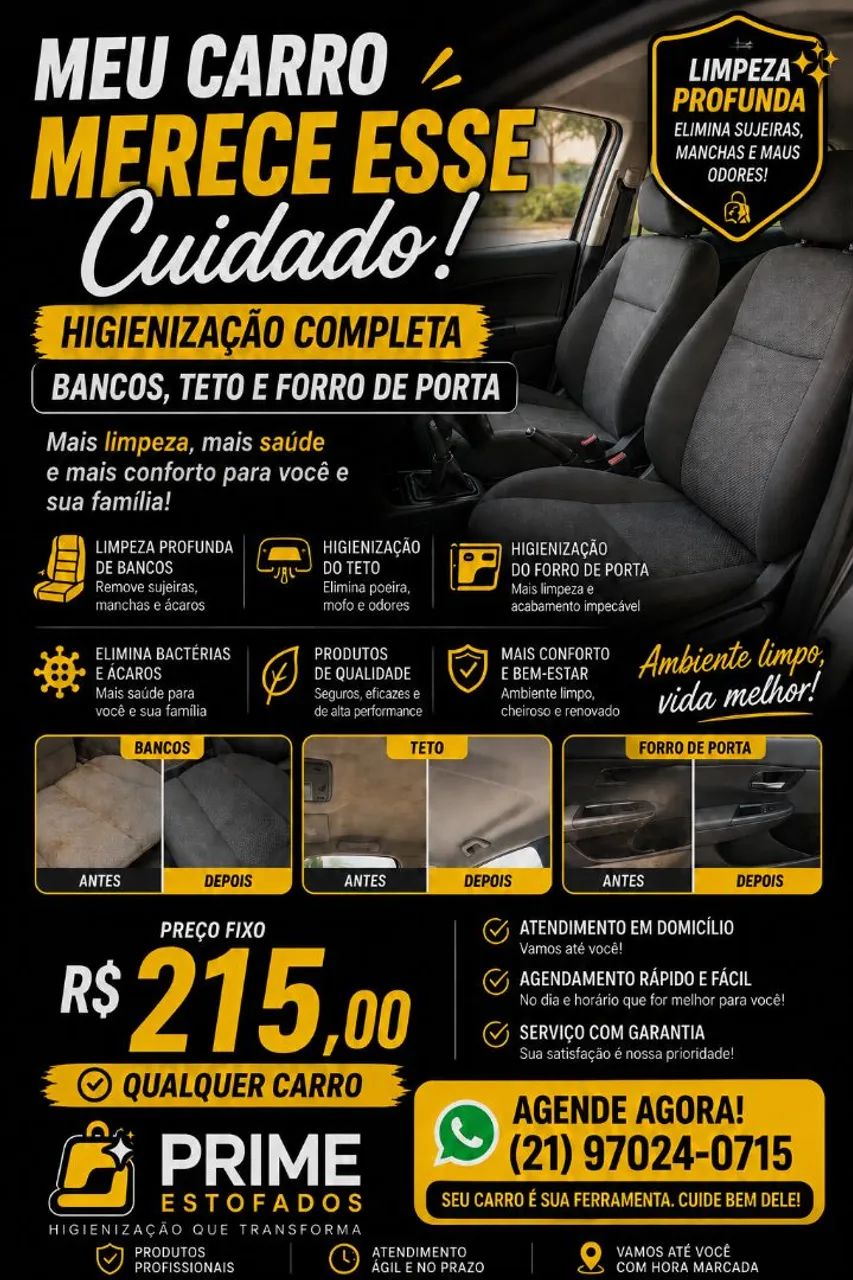 Higienização de estofados 