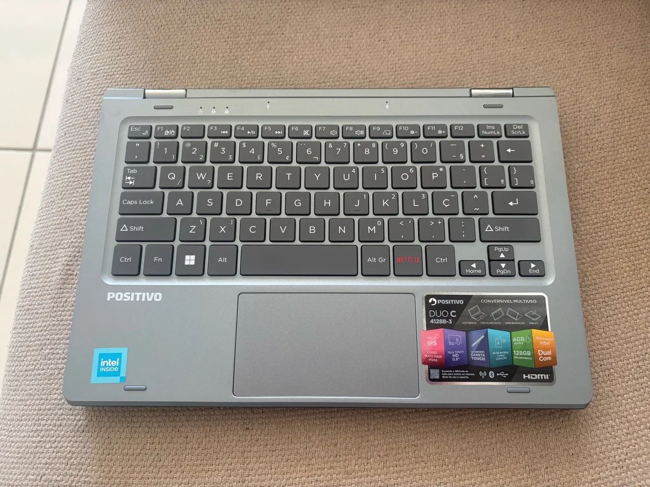  Notebook 2 em 1 Positivo Duo C4128B-3  - Foto 2
