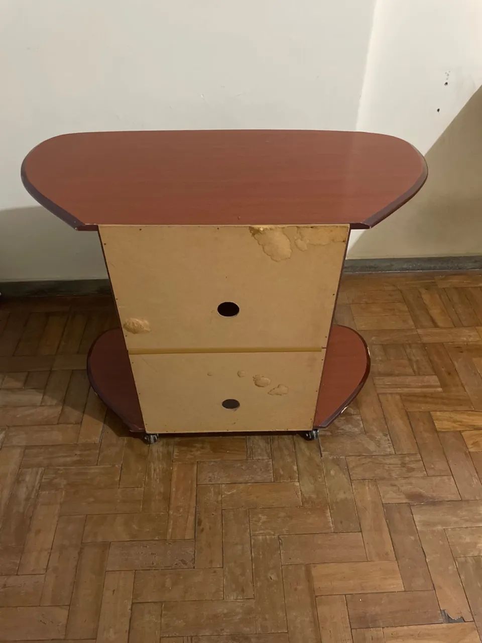 Raquer vintage, estante para televisão e rádio. - Foto 2