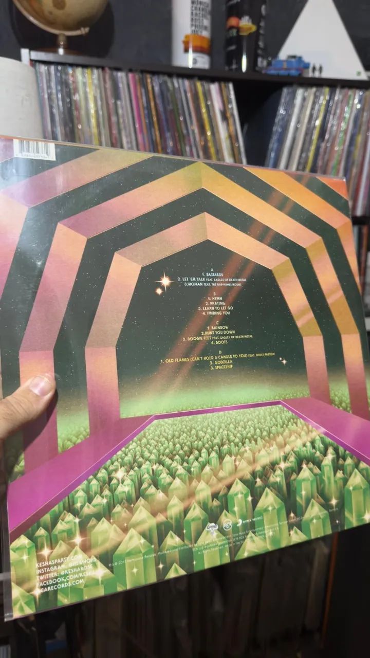LP Vinil Kesha Rainbow (usado) - Foto 3