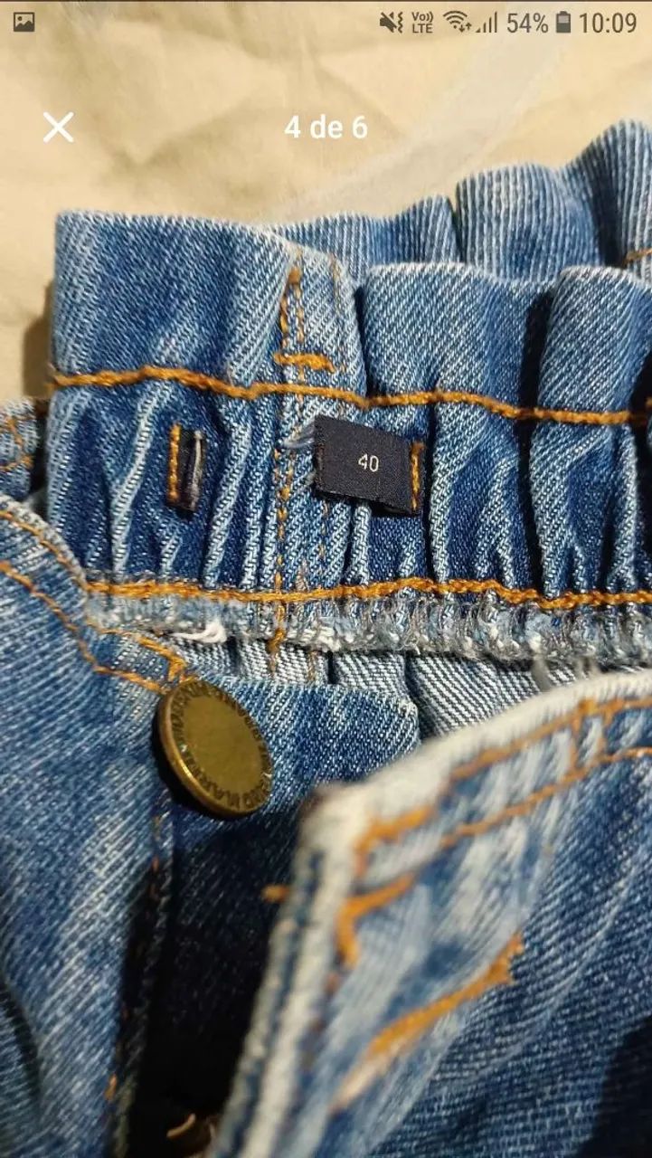 CALÇA JEANS MOM TAM 38  - Foto 2