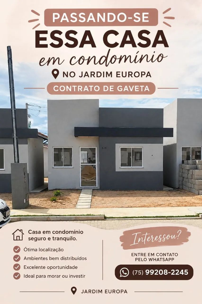 Passando casa em contato de gaveta