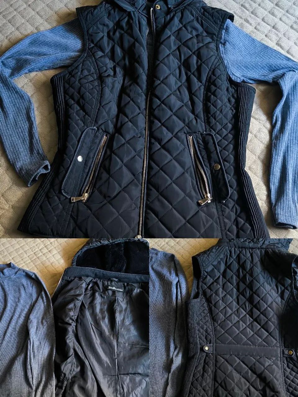 Colete preto e blusa  - Foto 4