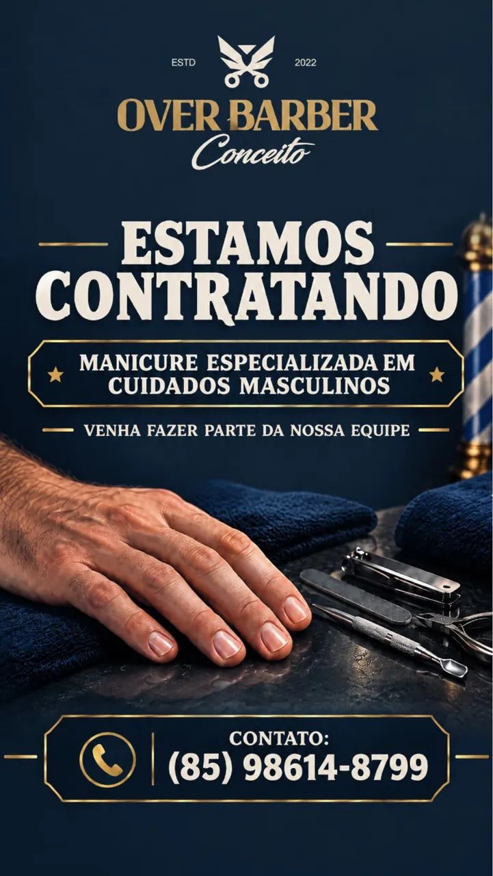 Salao no meireles contrata manicure