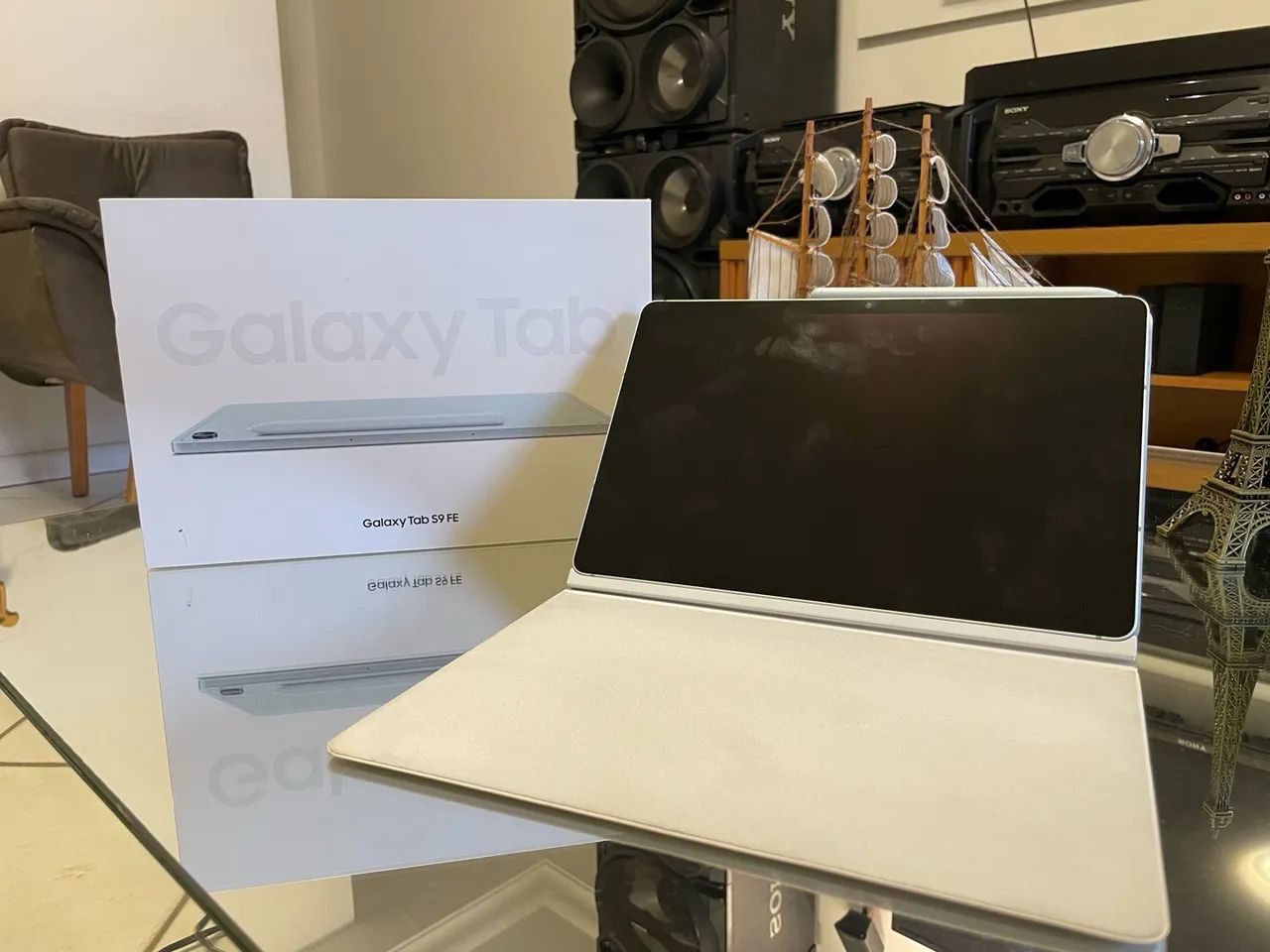 Samsung Tab S9 FE 128gb com caixa e NF - Foto 5
