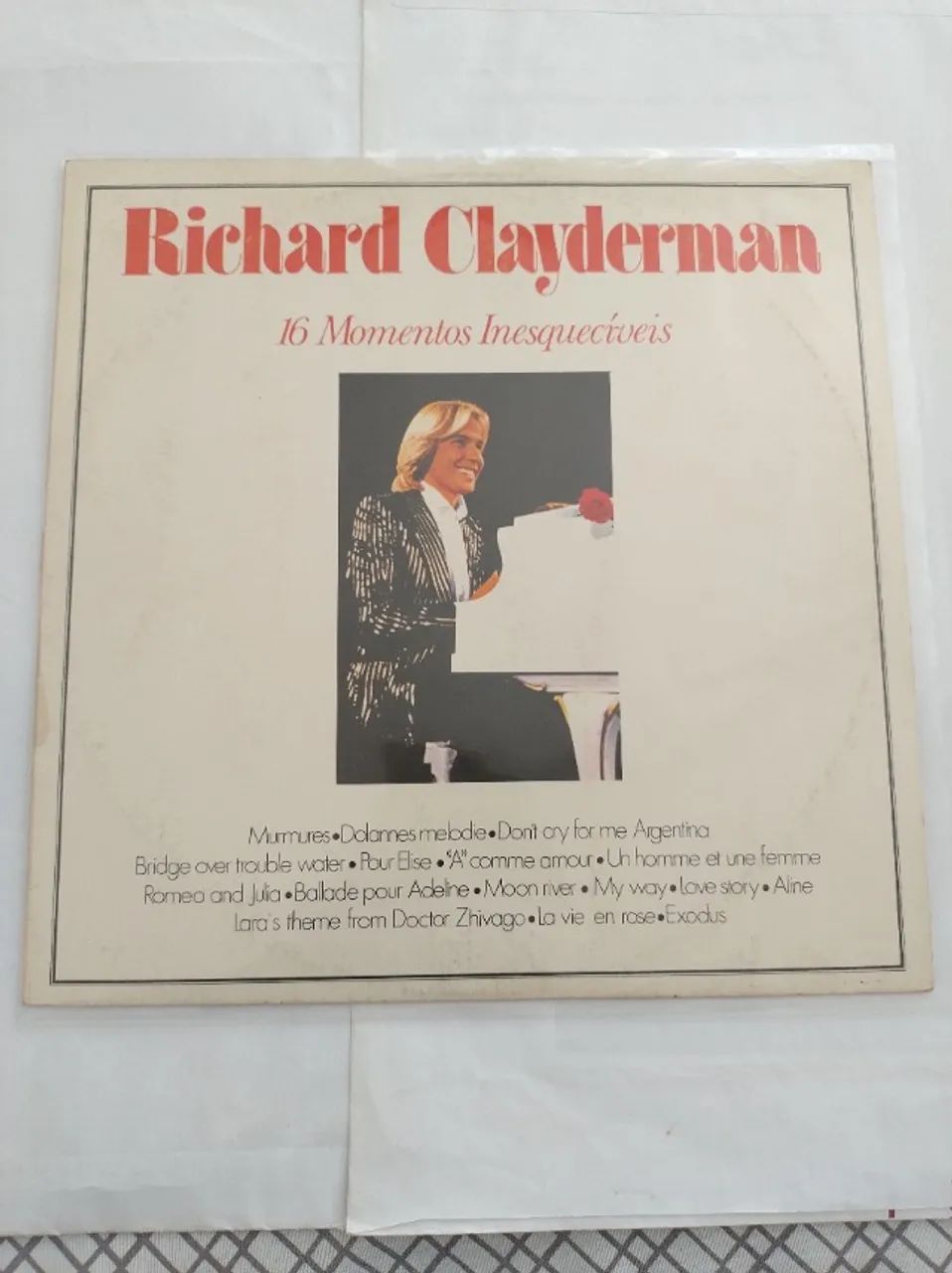 DISCO VINIL - RICHARD CLAYDERMAN - 16 MOMENTOS INESQUECIVEIS