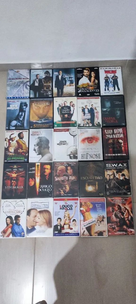 Lote de filmes em DVD 
