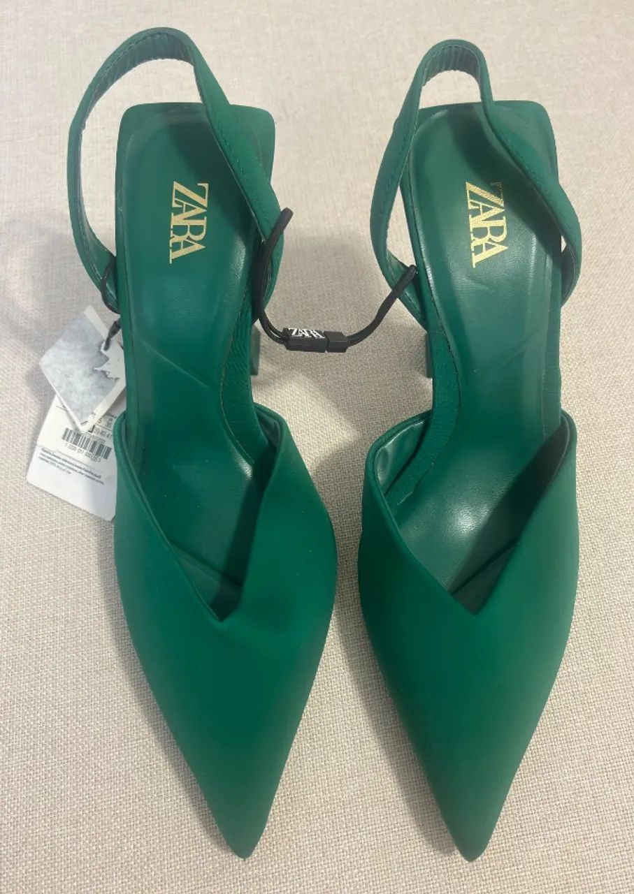 Scarpins slingback da Zara - Foto 3