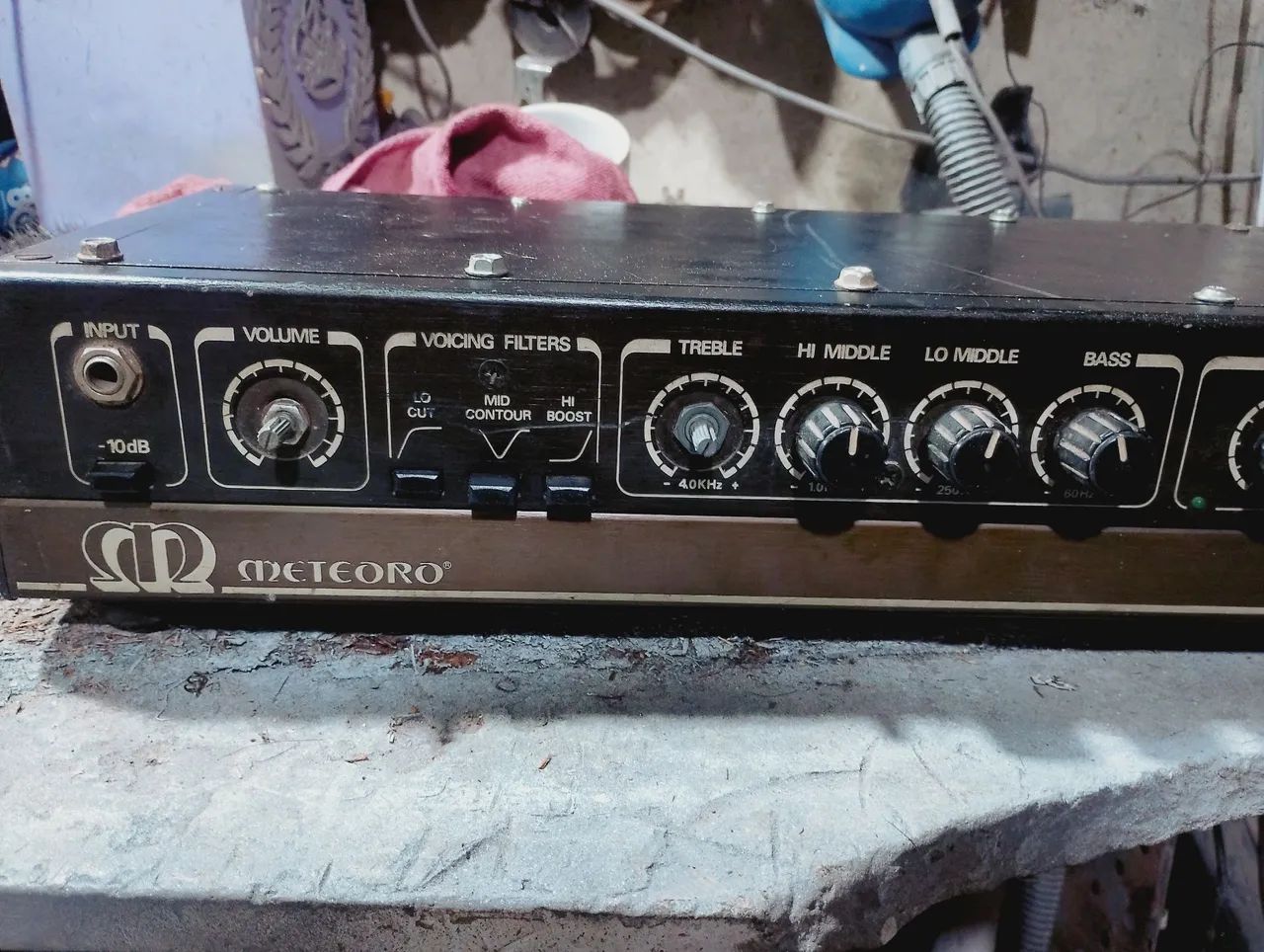 amplificador cabeçote para baixo meteoro 200w