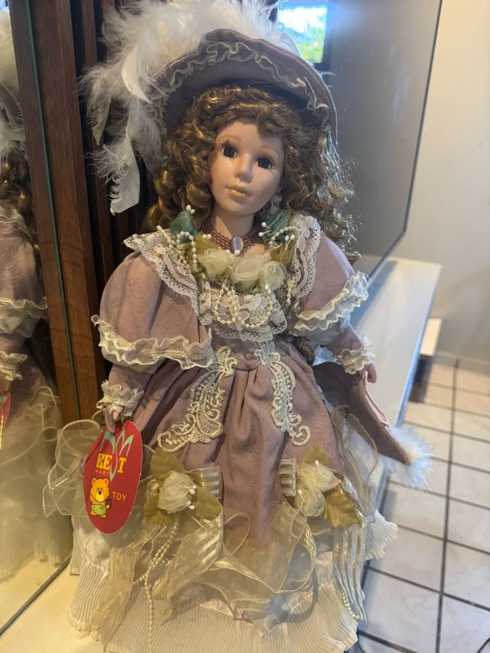 Boneca de porcelana um luxo! - Foto 5