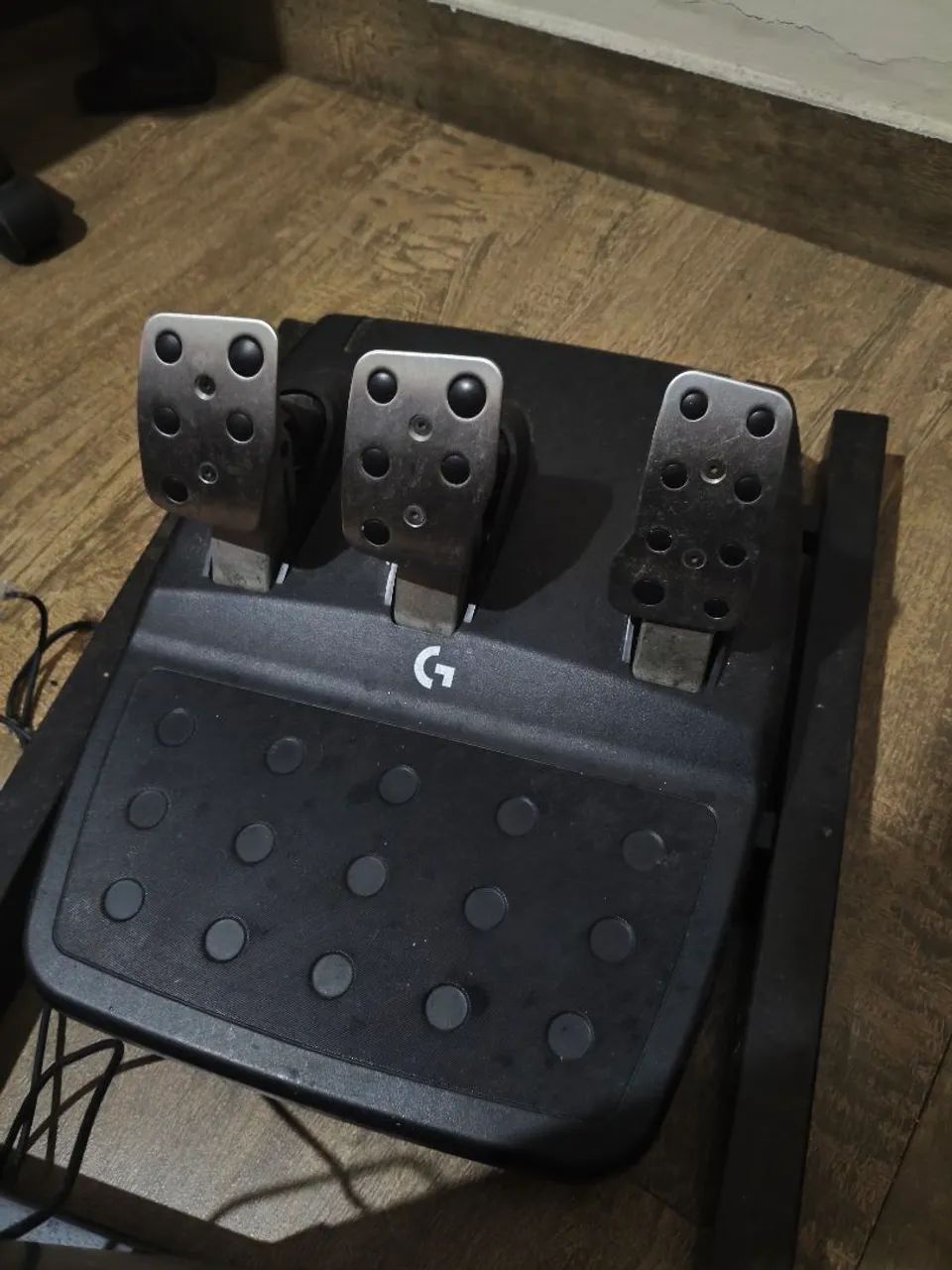 Volante+pedal+suporte, Logitech g923, PC e PS5 - Foto 3