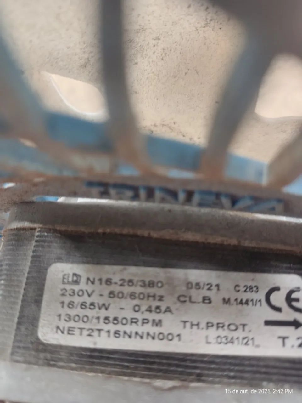 Eletro ventiladores (forçador) Câmara fria 