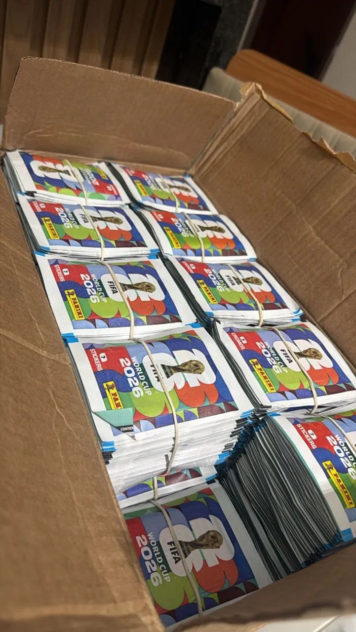 Pacote figurinha panini 