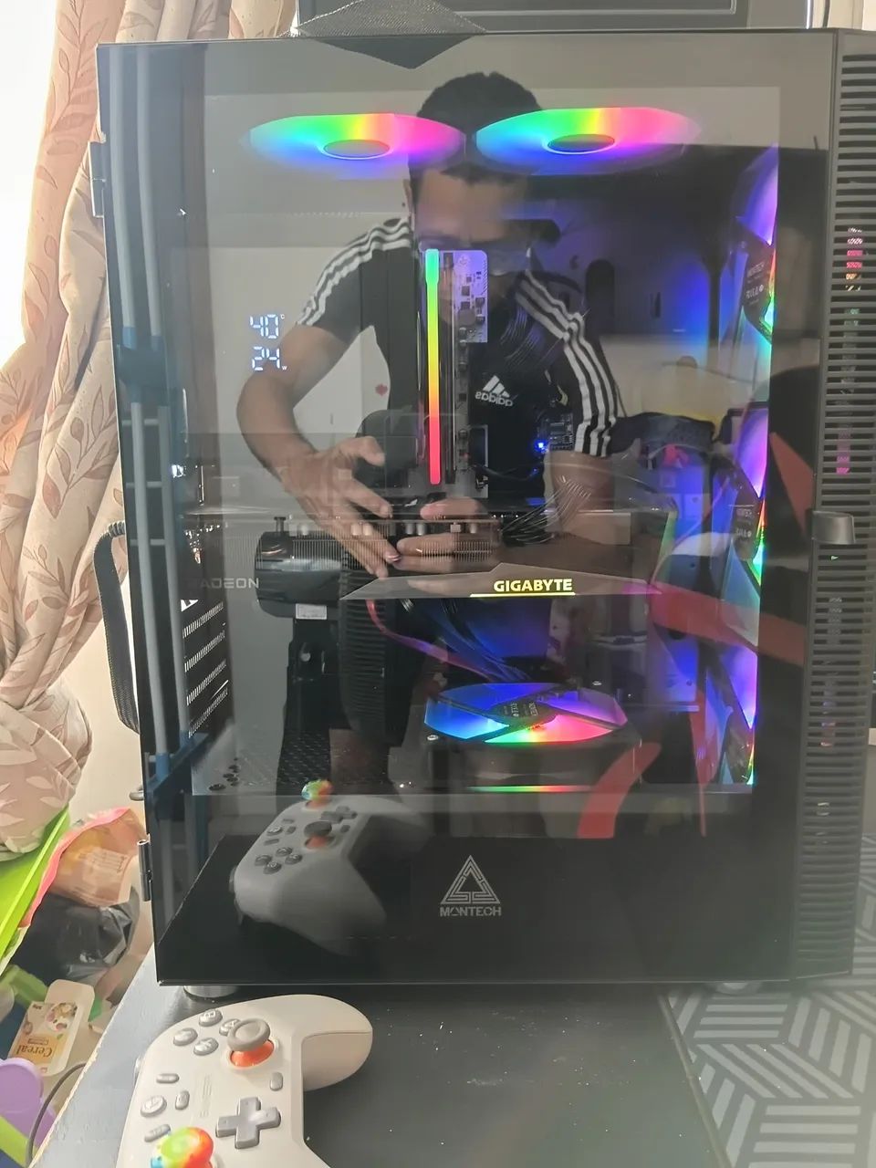 Cpu Ryzen 7 5700x com Rx7600 