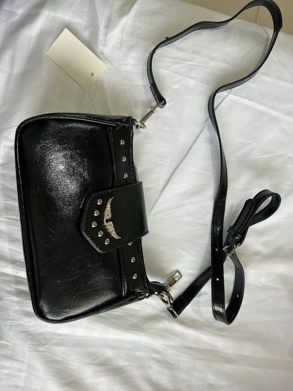 Bolsa transversal preta - NOVA - Foto 4