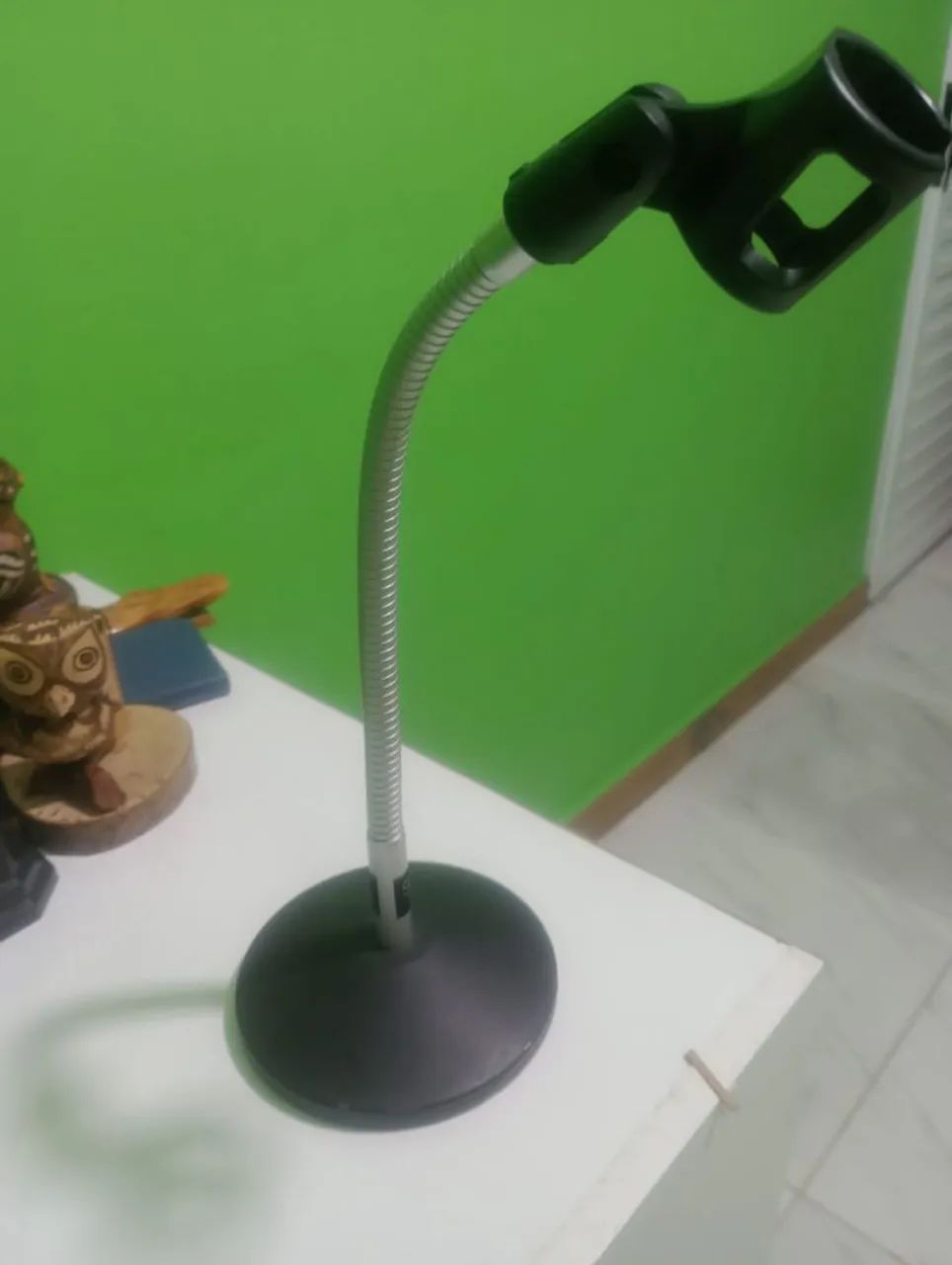 Suporte de microfone para mesa