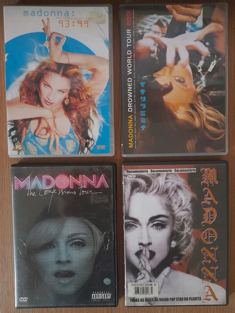 【サンプル品】洋楽まとめ 20枚組 CD （一部DVDその他）Madonna 他 Madonna 4 DVDs Collection Originais! - CDs, DVDs etc - Jardim