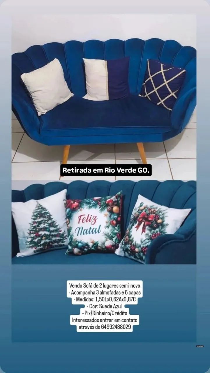 Vendo Sofá Semi Novo