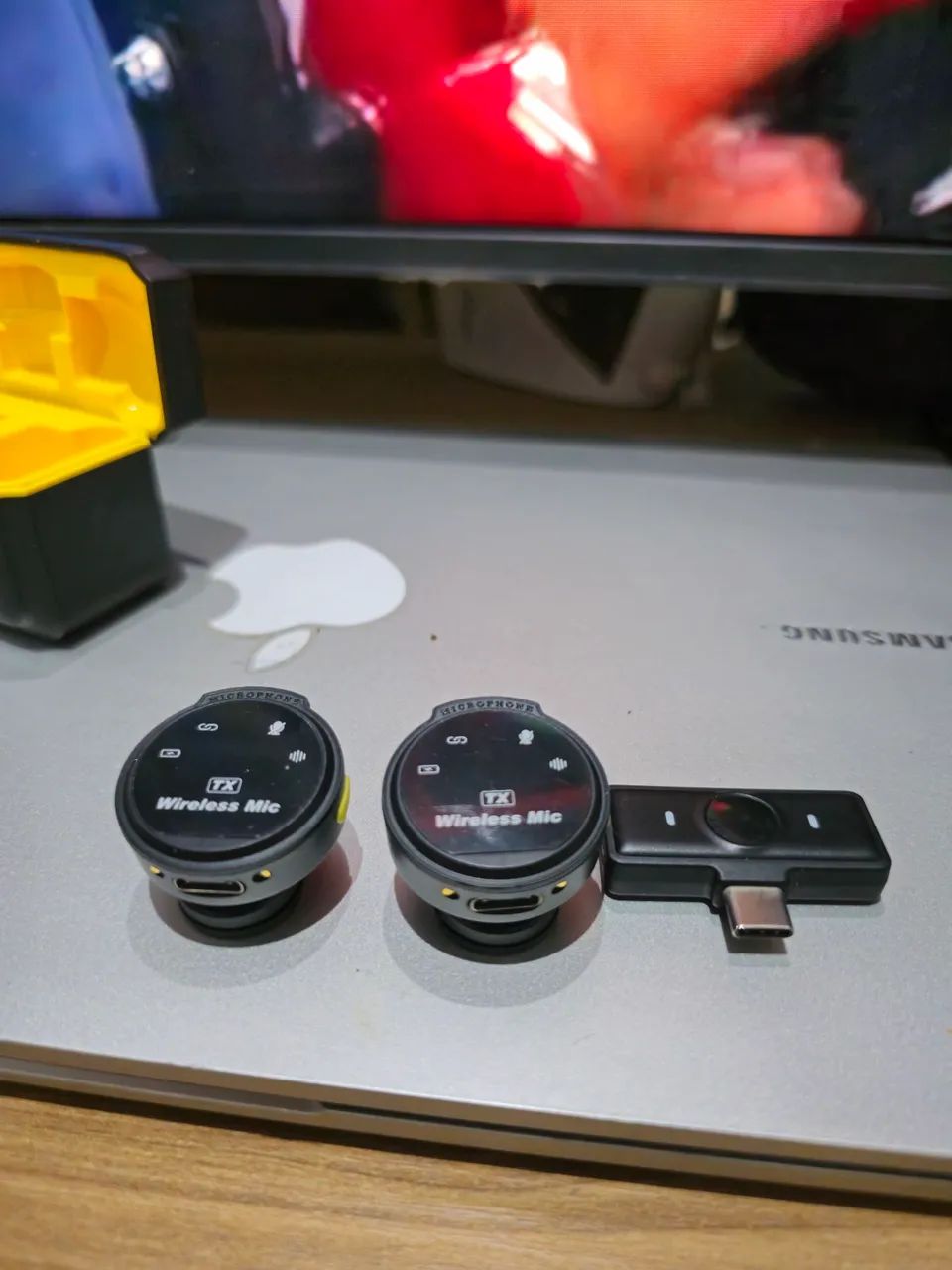 Microfone de lapela tipo C - Foto 3