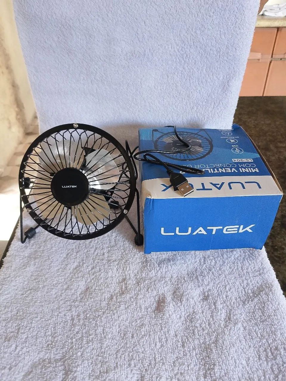 Mini ventilador com conector USB - Foto 4