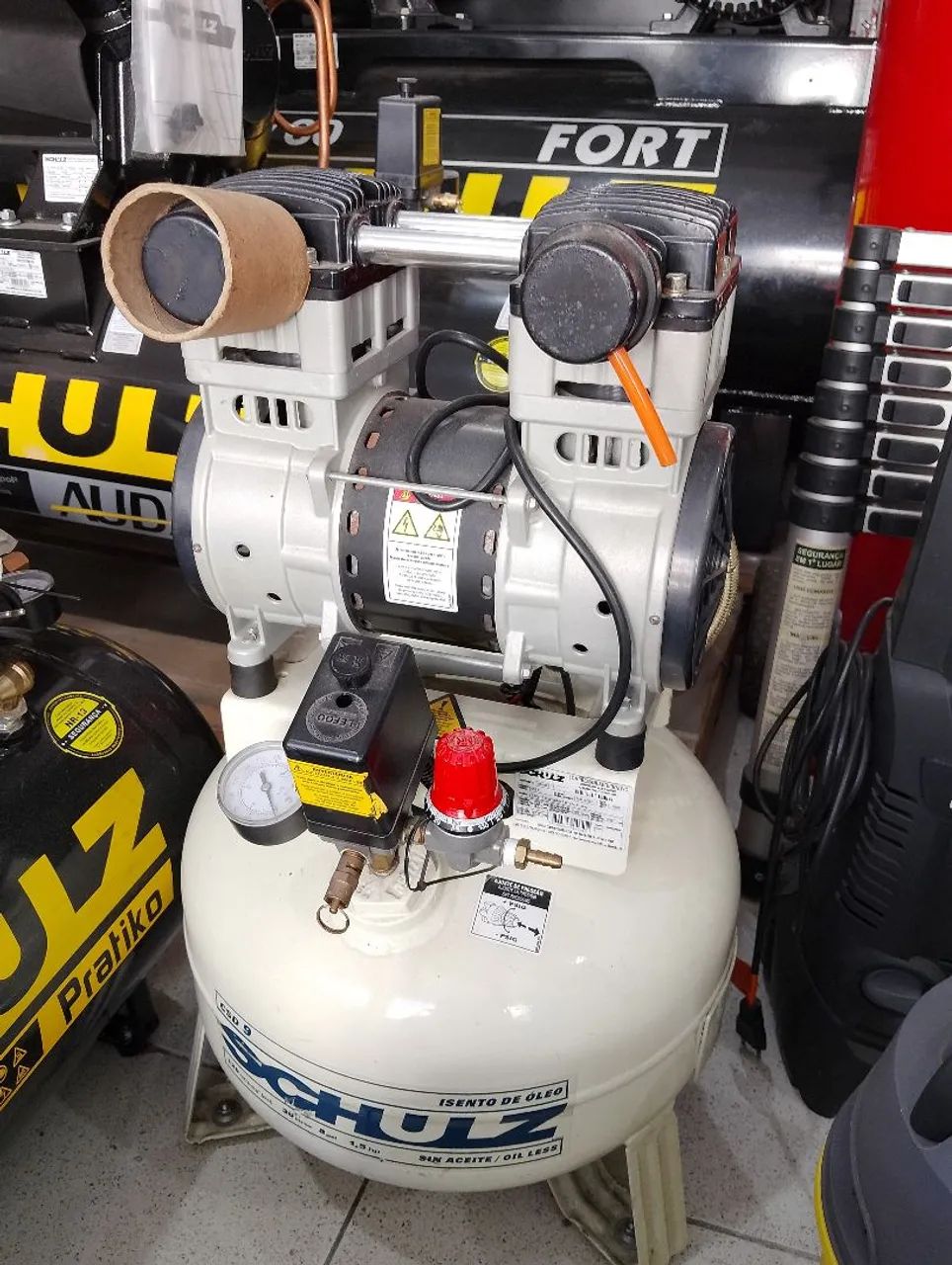 Compressor odontológico 30lt 1,5 Hp schulz
