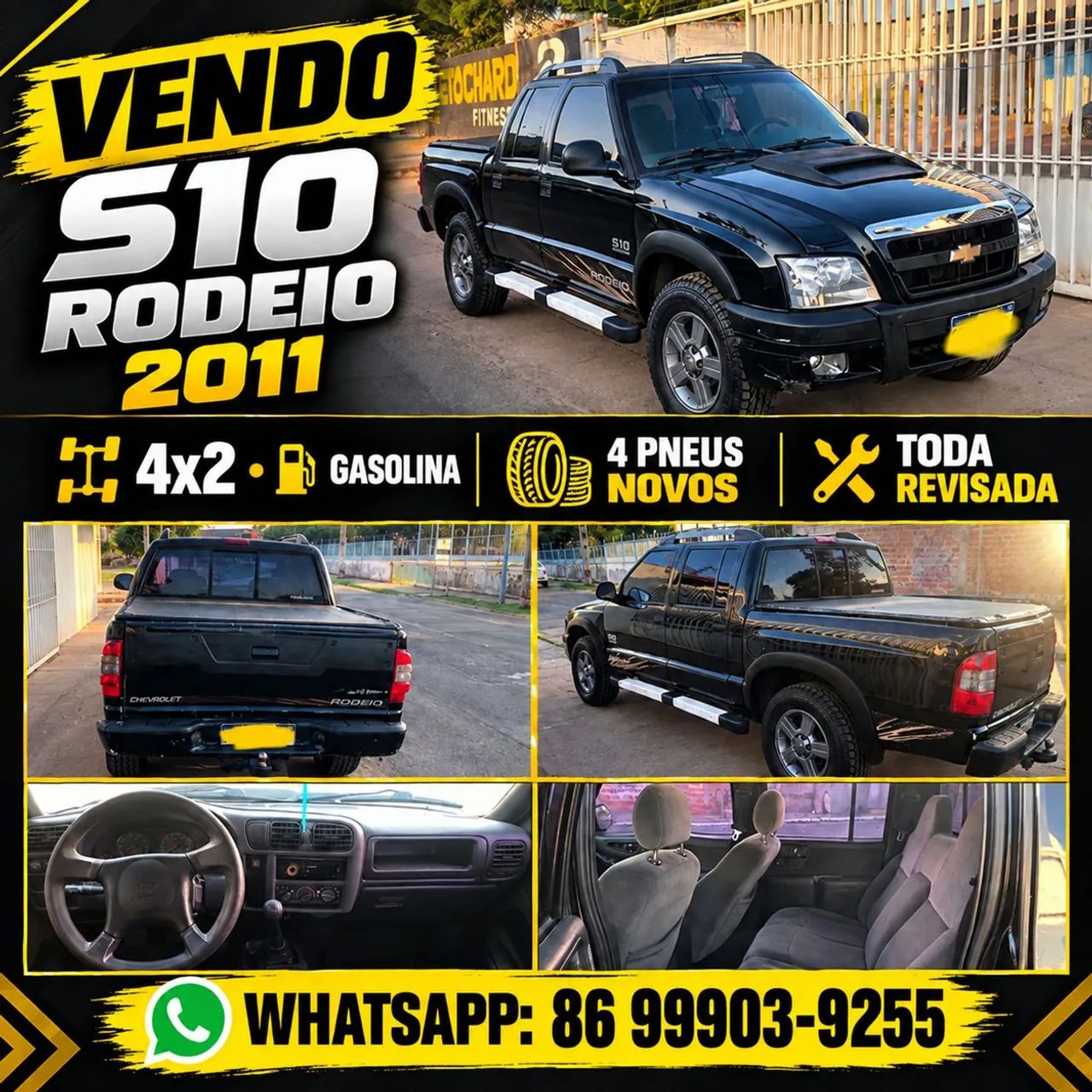 Chevrolet S10 S10 Pick-Up RODEIO 2.4 MPFI F.Power CD 2011
