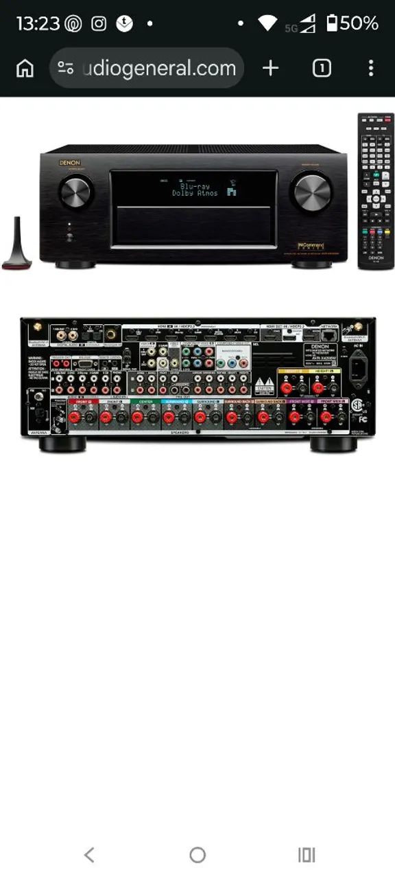Receiver Denon AVR-X4200 - Aparelhos de Som - Santa Maria, São